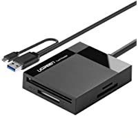 Los mejores  - UGREEN USB 3.0 Lector de Tarjetas SD-CF-TF-MS- Adaptador de Tarjetas 4 en 1 con OTG para Tarjetas SD-Micro SD-TF-Extreme…